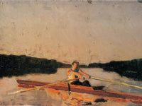 Max Schmitt In A Single Scull By Thomas Eakins Fine Art Print