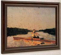 Max Schmitt In A Single Scull By Thomas Eakins Fine Art Print
