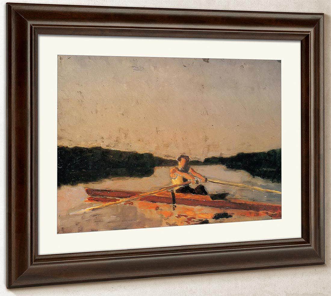 Max Schmitt In A Single Scull By Thomas Eakins Fine Art Print