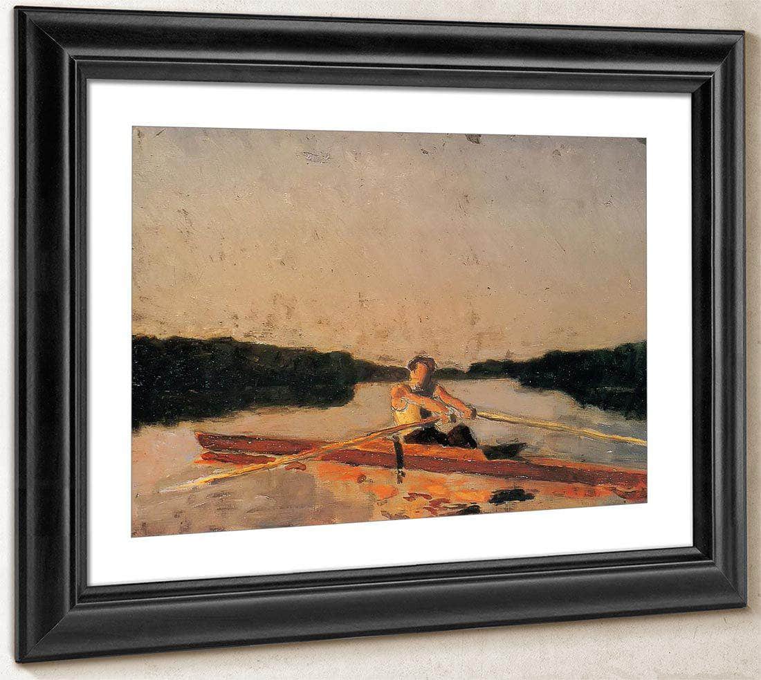 Max Schmitt In A Single Scull By Thomas Eakins Fine Art Print