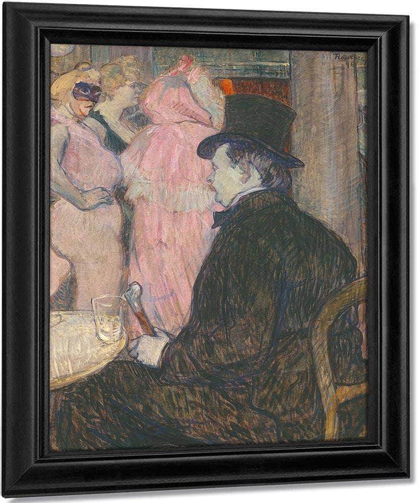 Maxime Dethomas By Henri De Lautrec Toulouse Fine Art Print