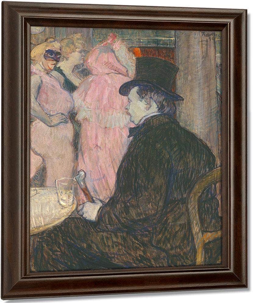 Maxime Dethomas By Henri De Lautrec Toulouse Fine Art Print
