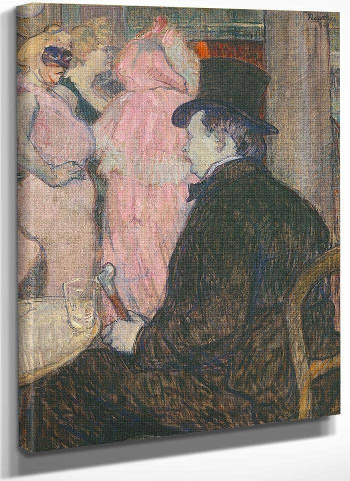 Maxime Dethomas By Henri De Lautrec Toulouse Fine Art Print