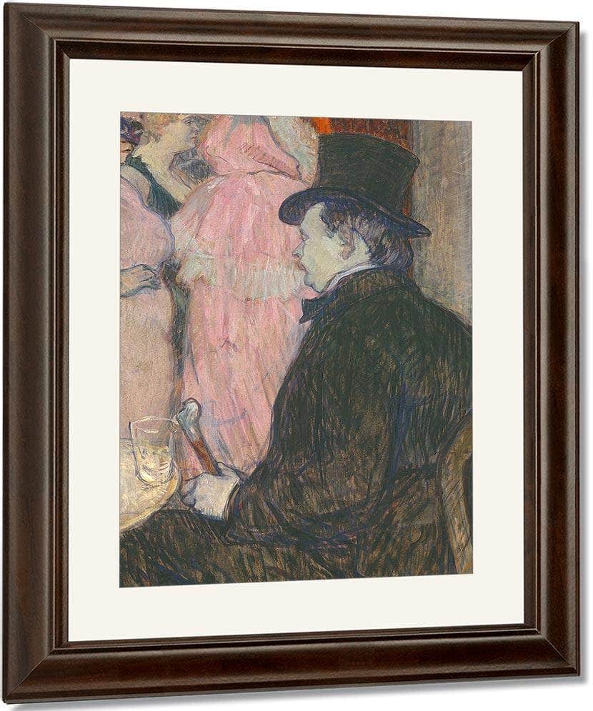 Maxime Dethomas By Henri De Lautrec Toulouse Fine Art Print