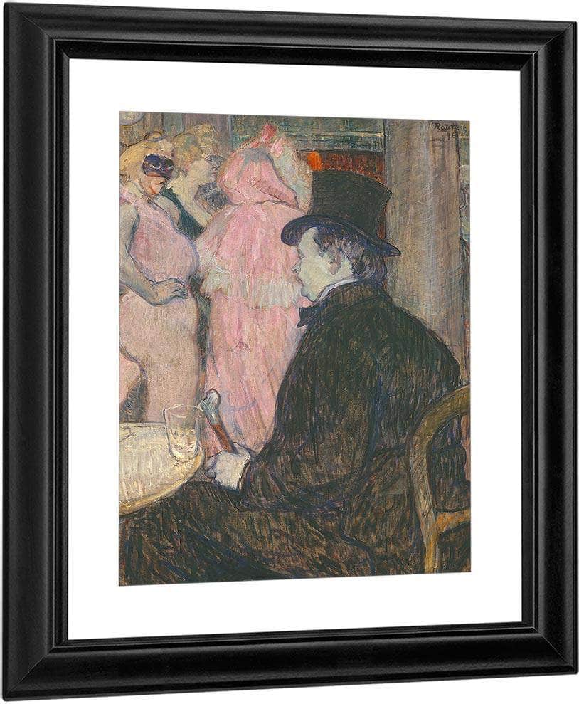 Maxime Dethomas By Henri De Lautrec Toulouse Fine Art Print