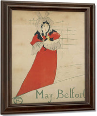 May Belfort By Henri Marie Raymond De Toulouse Lautrec Monfa Fine Art Print