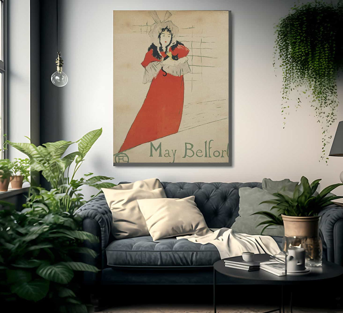May Belfort By Henri Marie Raymond De Toulouse Lautrec Monfa Fine Art Print