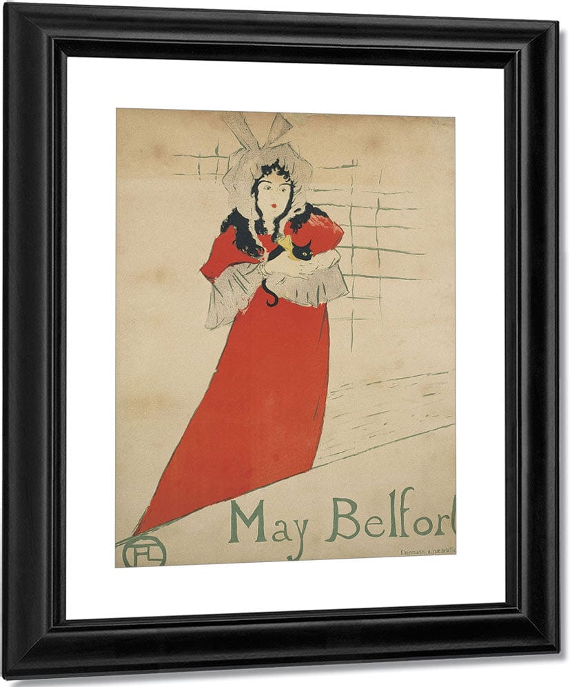 May Belfort By Henri Marie Raymond De Toulouse Lautrec Monfa Fine Art Print