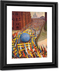 May Day Procession In Moscow By Diego Rivera Fine Art Print