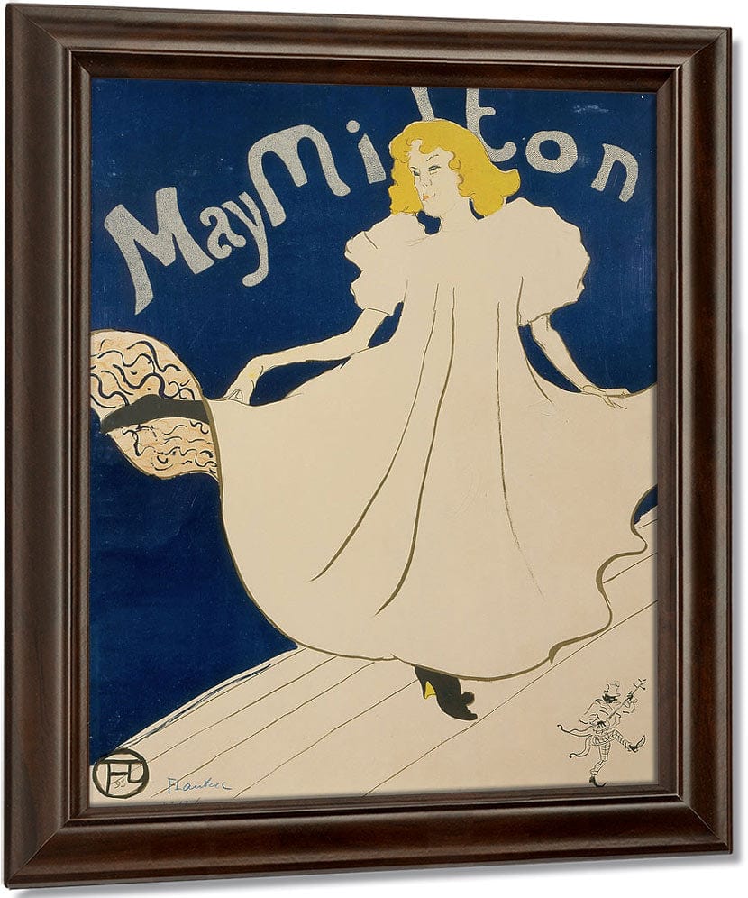 May Milton 1 By Henri Marie Raymond De Toulouse Lautrec Monfa Fine Art Print