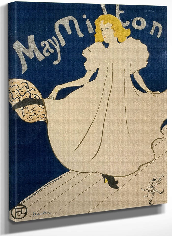 May Milton 1 By Henri Marie Raymond De Toulouse Lautrec Monfa Fine Art Print