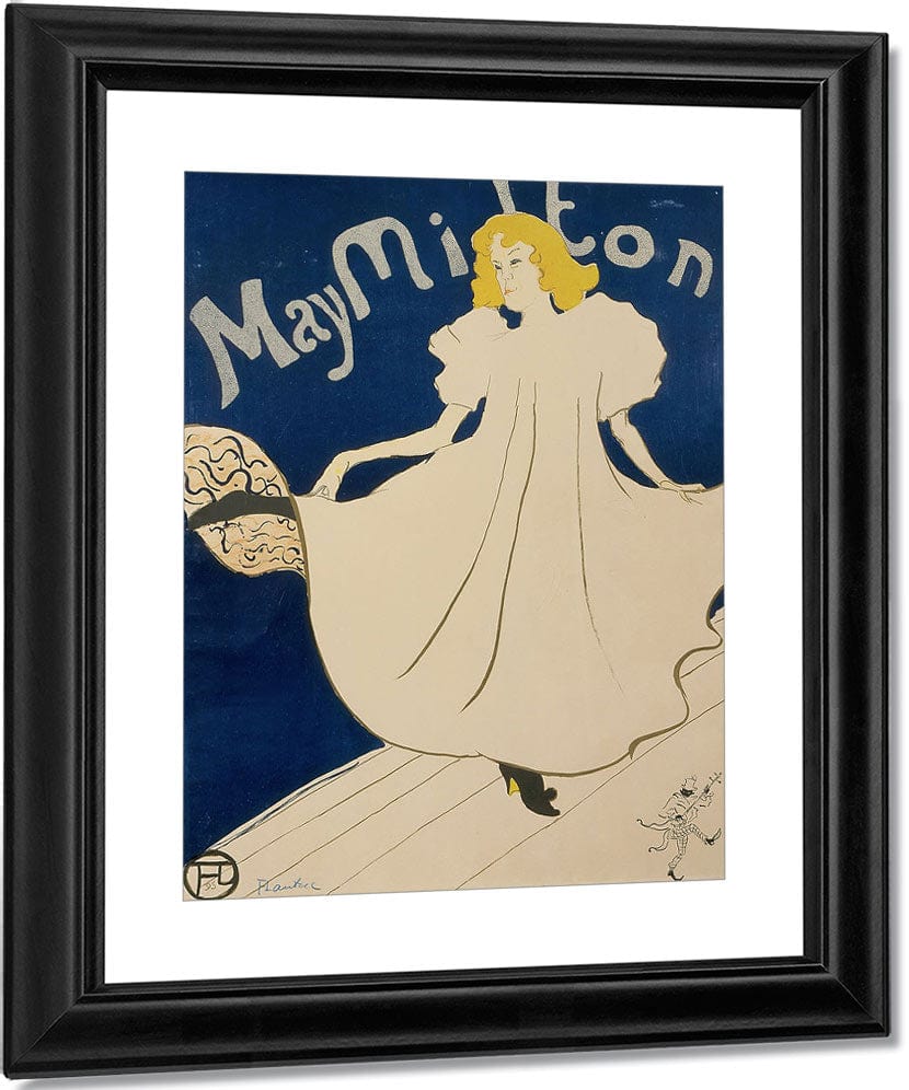 May Milton 1 By Henri Marie Raymond De Toulouse Lautrec Monfa Fine Art Print