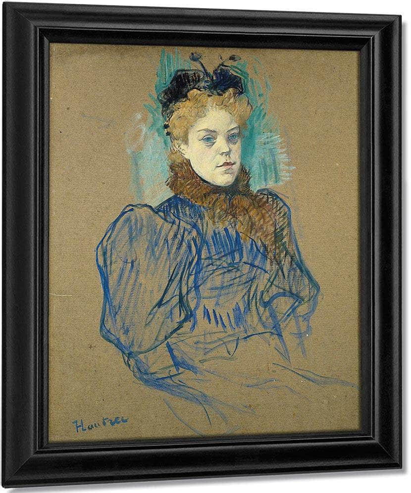 May Milton By Henri De Lautrec Toulouse Fine Art Print