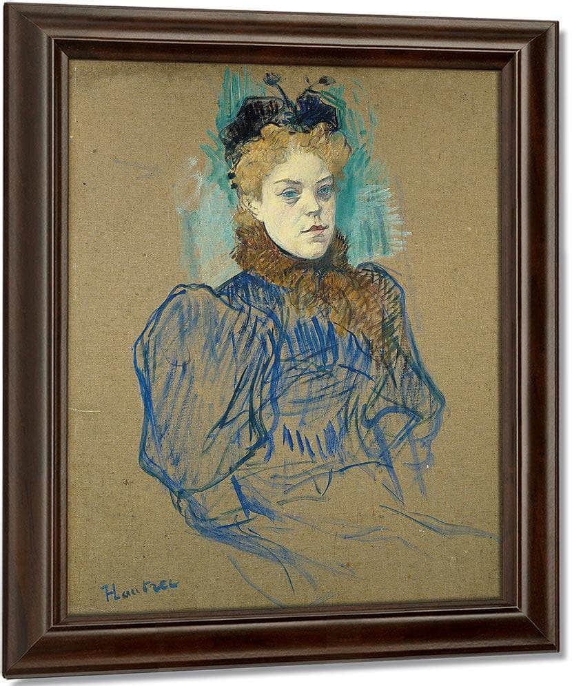 May Milton By Henri De Lautrec Toulouse Fine Art Print