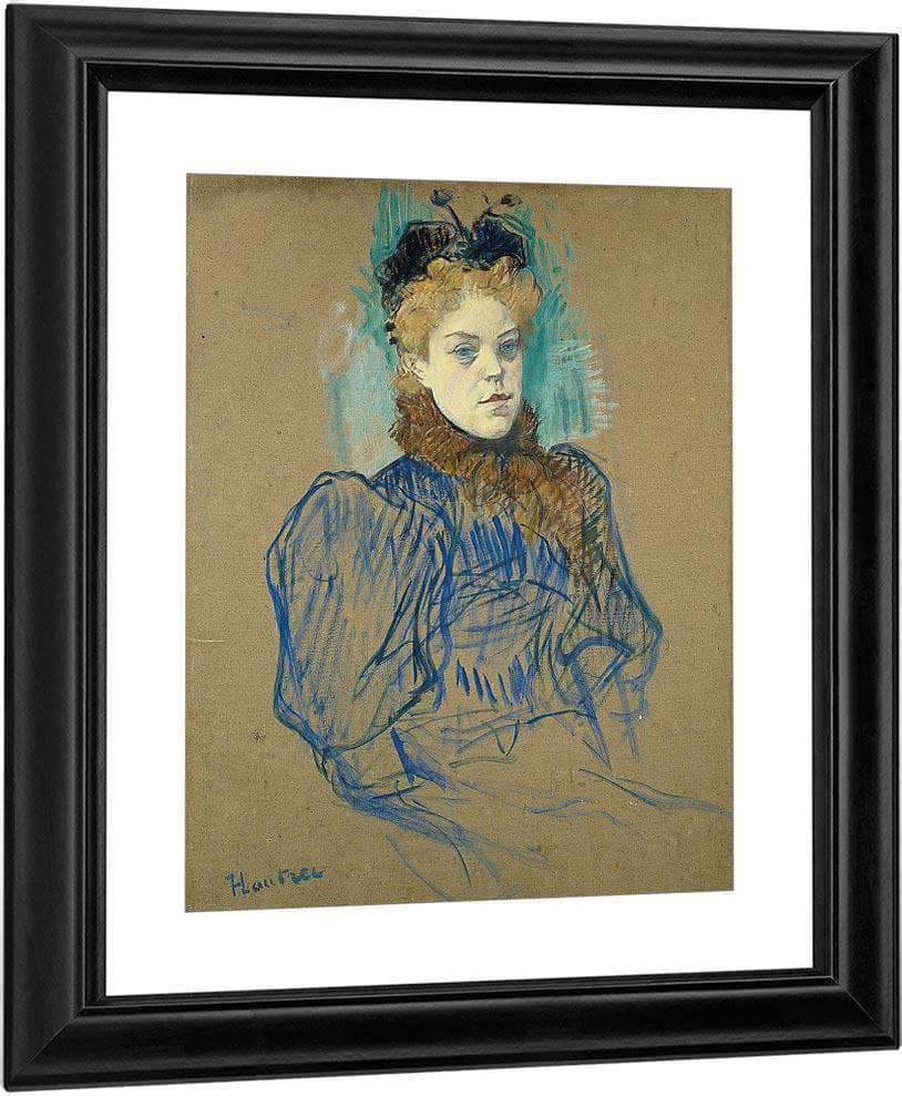May Milton By Henri De Lautrec Toulouse Fine Art Print