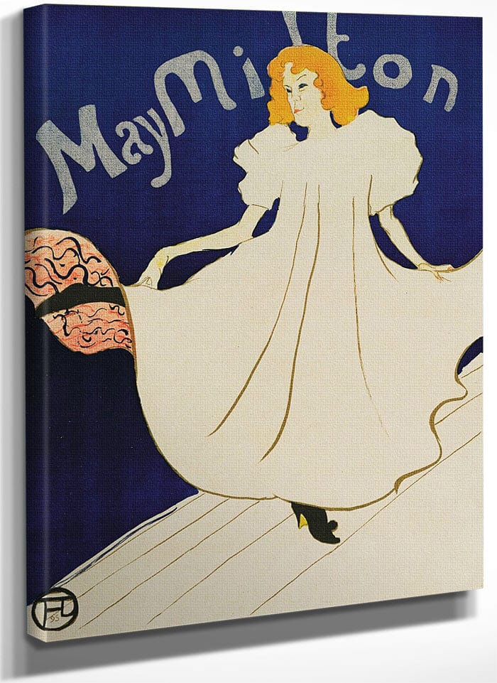 May Milton By Henri Marie Raymond De Toulouse Lautrec Monfa Fine Art Print