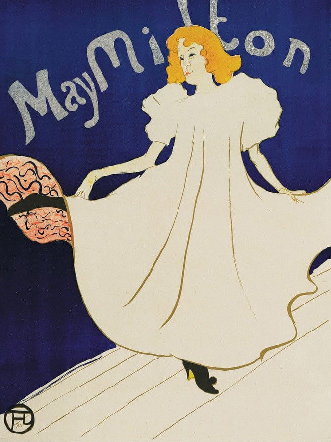 May Milton By Henri Marie Raymond De Toulouse Lautrec Monfa Fine Art Print