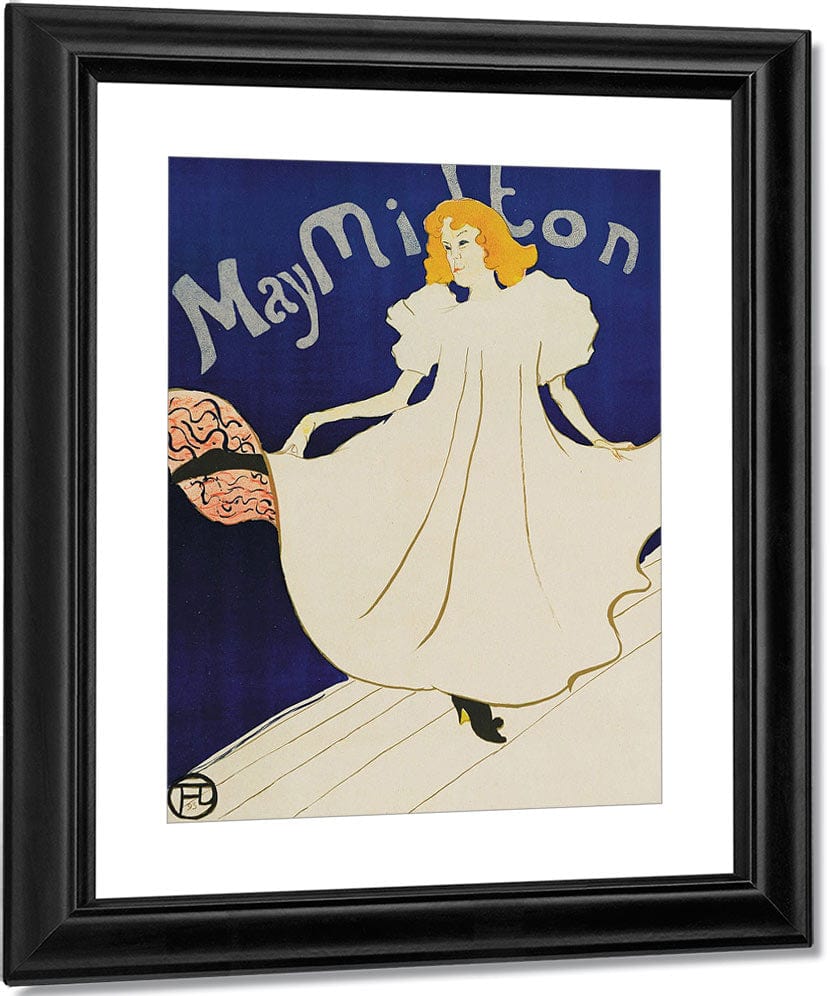 May Milton By Henri Marie Raymond De Toulouse Lautrec Monfa Fine Art Print