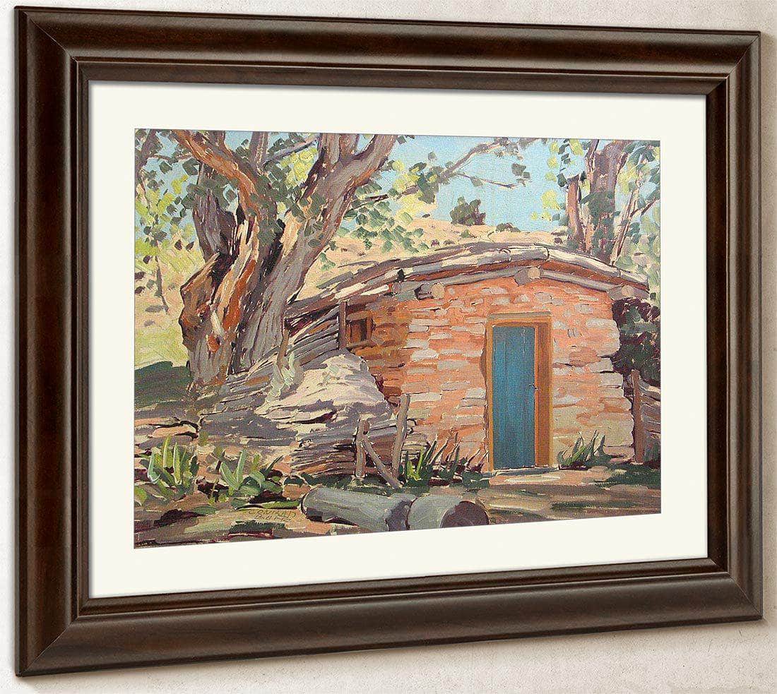 Maynard Dixon's Cool House By Conrad Buff Fine Art Print
