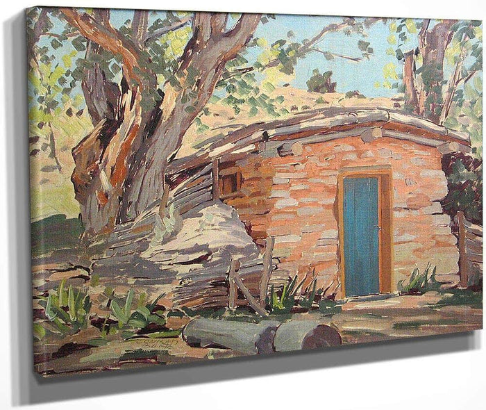 Maynard Dixon's Cool House By Conrad Buff Fine Art Print