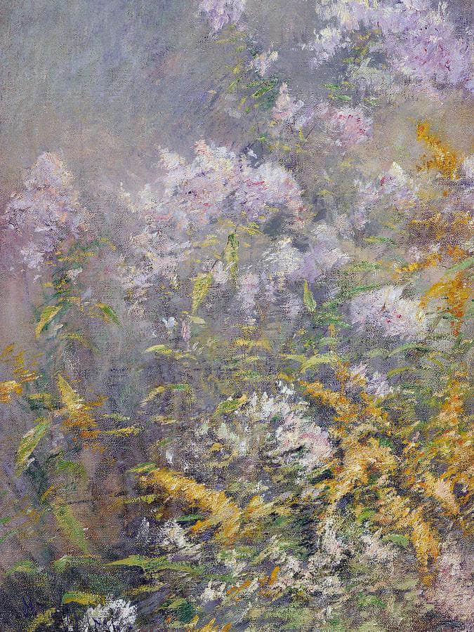 Meadow Flowers (Golden Rod And Wild Aster) By John Henry Twachtman Fine Art Print