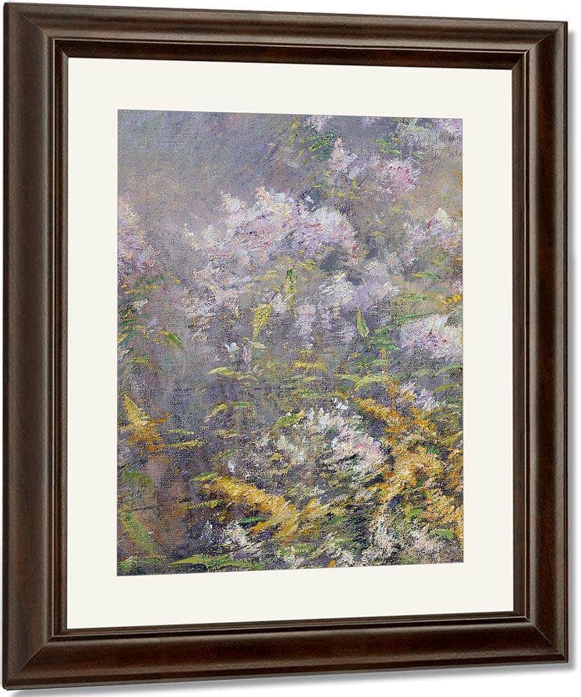 Meadow Flowers (Golden Rod And Wild Aster) By John Henry Twachtman Fine Art Print