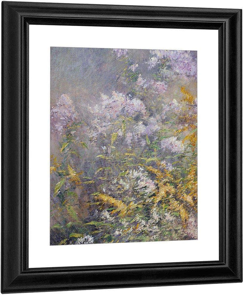 Meadow Flowers (Golden Rod And Wild Aster) By John Henry Twachtman Fine Art Print