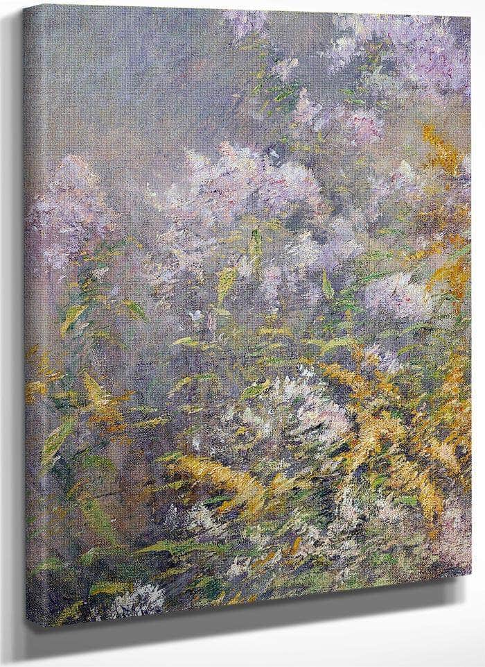 Meadow Flowers (Golden Rod And Wild Aster) By John Henry Twachtman Fine Art Print