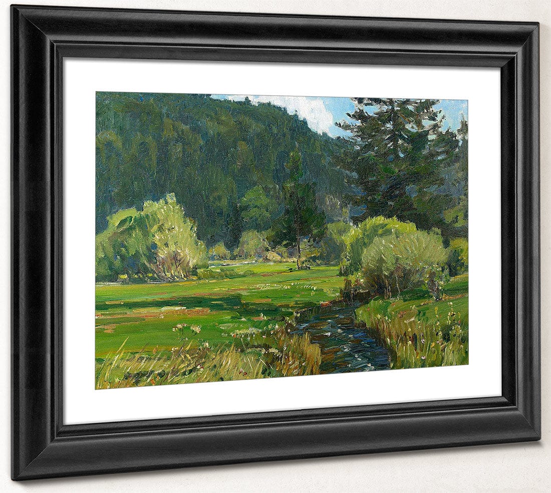 Meandering Stream 1927 By William Wendt Fine Art Print