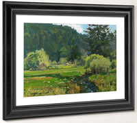 Meandering Stream 1927 By William Wendt Fine Art Print