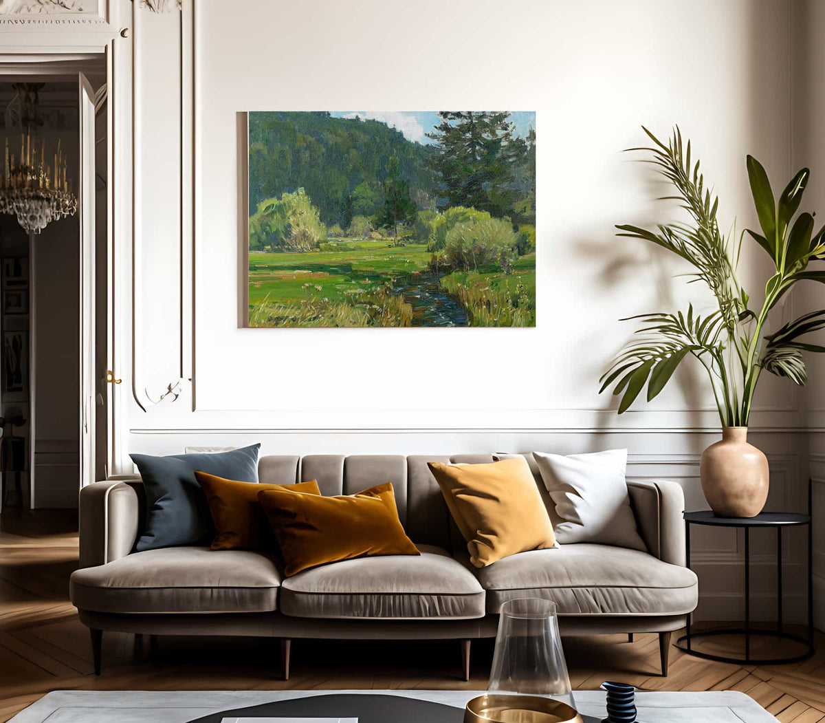 Meandering Stream 1927 By William Wendt Fine Art Print