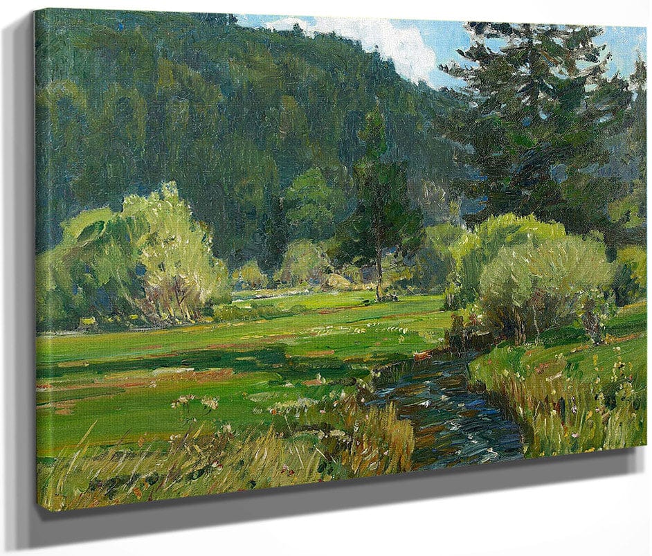 Meandering Stream 1927 By William Wendt Fine Art Print