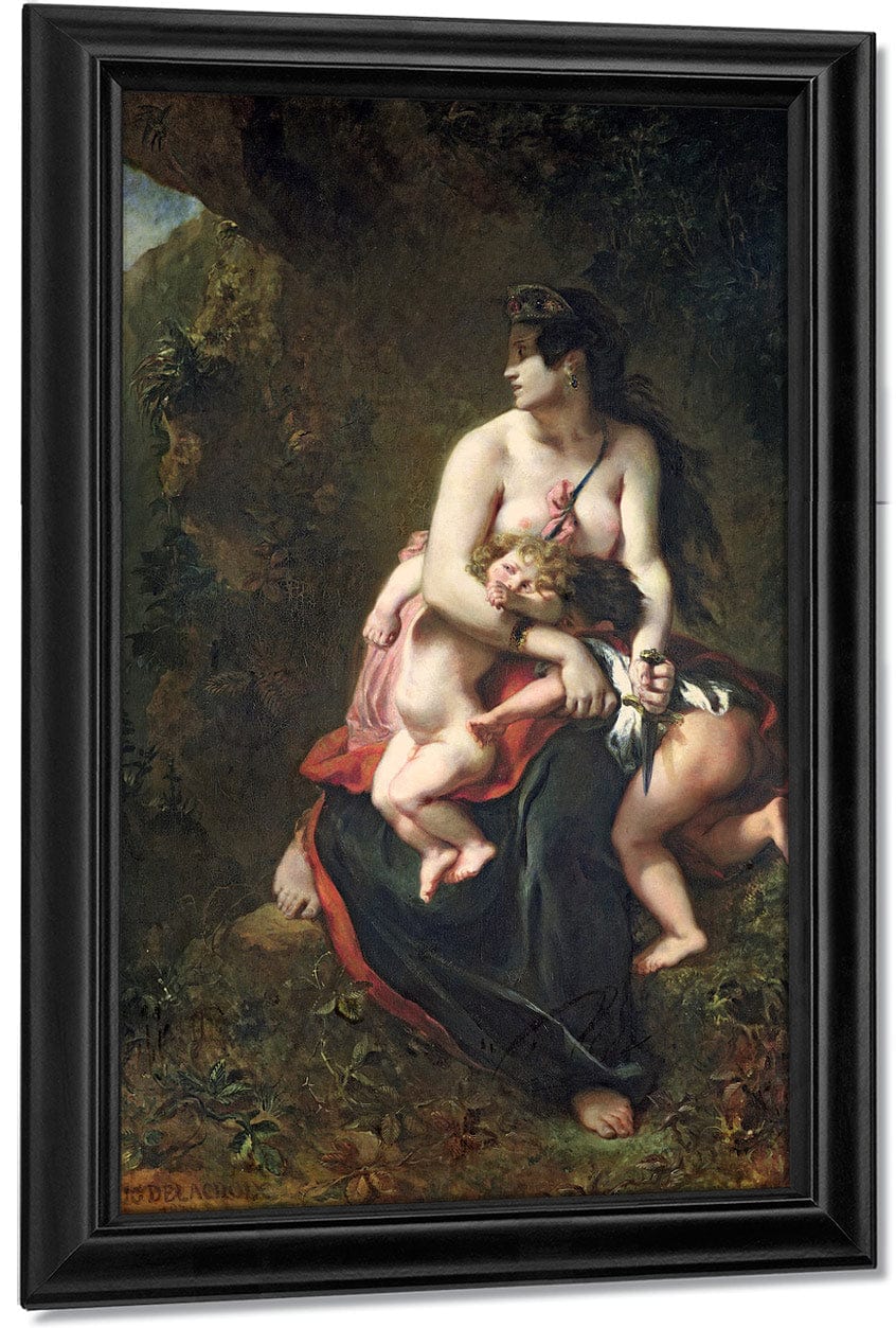 Medea By Ferdinand Victor Eugene Delacroix Fine Art Print