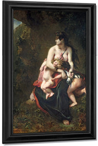 Medea By Ferdinand Victor Eugene Delacroix Fine Art Print