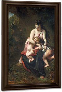 Medea By Ferdinand Victor Eugene Delacroix Fine Art Print