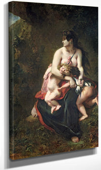 Medea By Ferdinand Victor Eugene Delacroix Fine Art Print