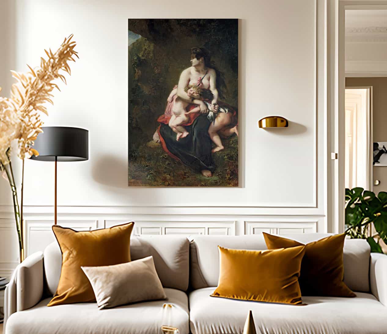 Medea By Ferdinand Victor Eugene Delacroix Fine Art Print