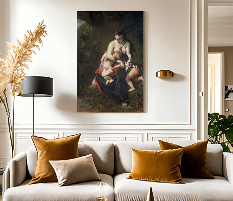 Medea By Ferdinand Victor Eugene Delacroix Fine Art Print