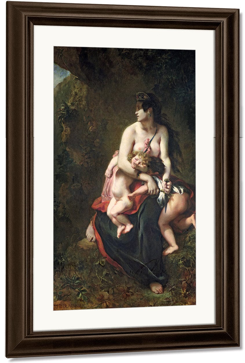 Medea By Ferdinand Victor Eugene Delacroix Fine Art Print