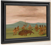 Medicine Buffalo Of The Sioux By George Catlin Fine Art Print