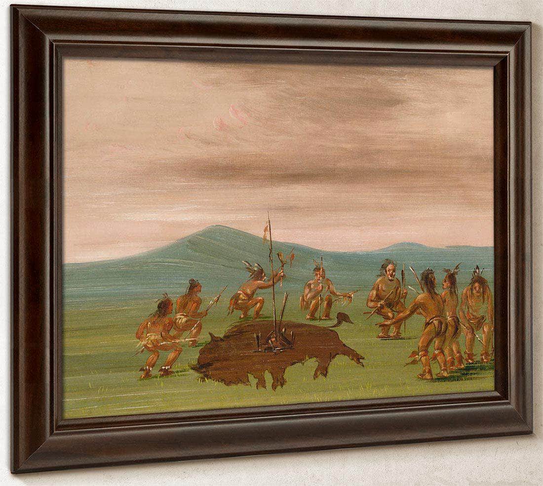 Medicine Buffalo Of The Sioux By George Catlin Fine Art Print