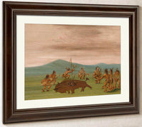 Medicine Buffalo Of The Sioux By George Catlin Fine Art Print