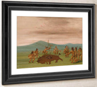 Medicine Buffalo Of The Sioux By George Catlin Fine Art Print