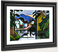 Meditation In A Town, New Jersey (Stanhope) By Oscar Bluemner Fine Art Print