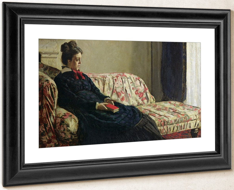 Meditation, Or Madame Monet On The Sofa By Claude Monet Fine Art Print