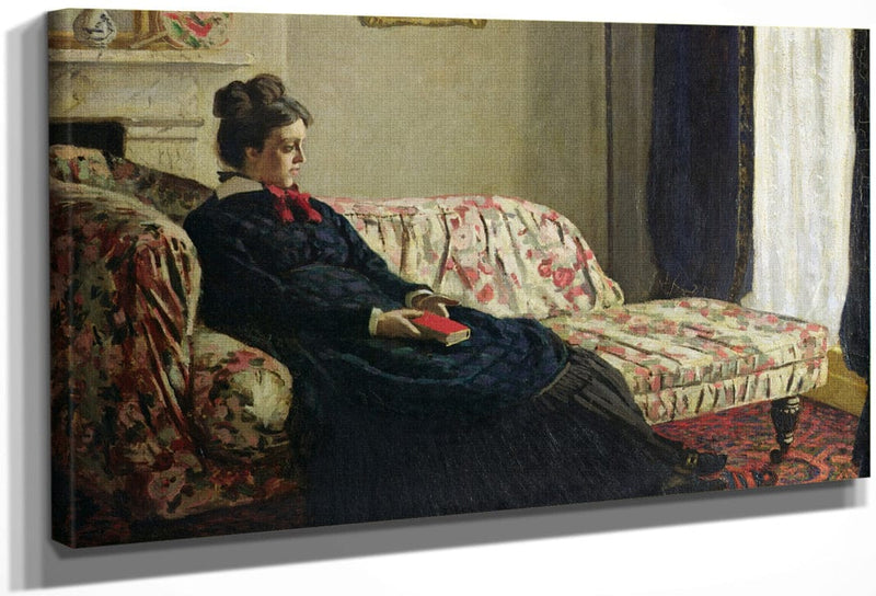 Meditation, Or Madame Monet On The Sofa By Claude Monet Fine Art Print