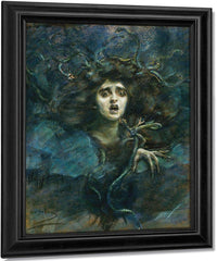 Medusa (Laura Dreyfus Barney) By Alice Pike Barney Fine Art Print