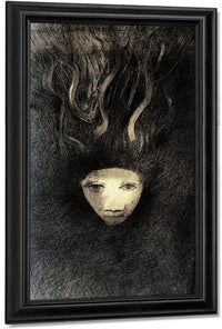 Meduse By Odilon Redon Fine Art Print