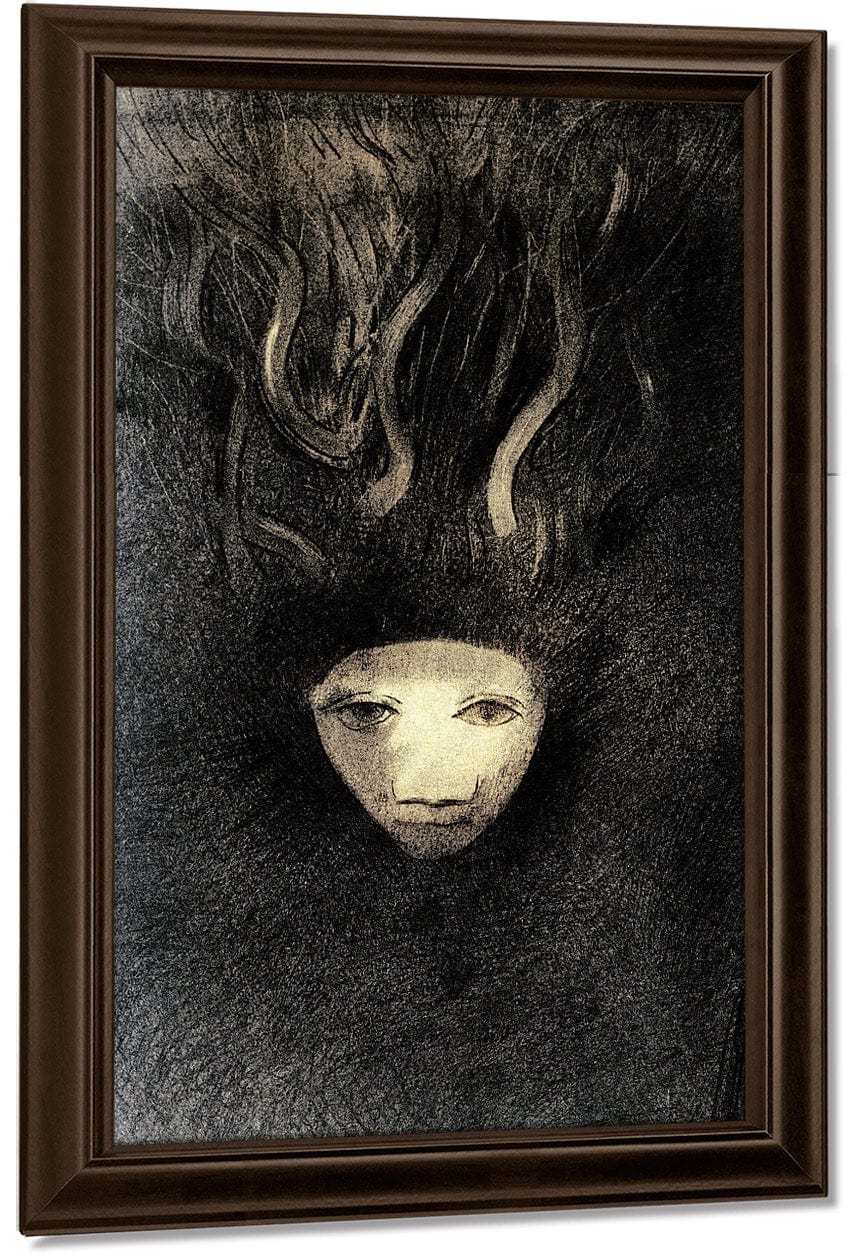 Meduse By Odilon Redon Fine Art Print