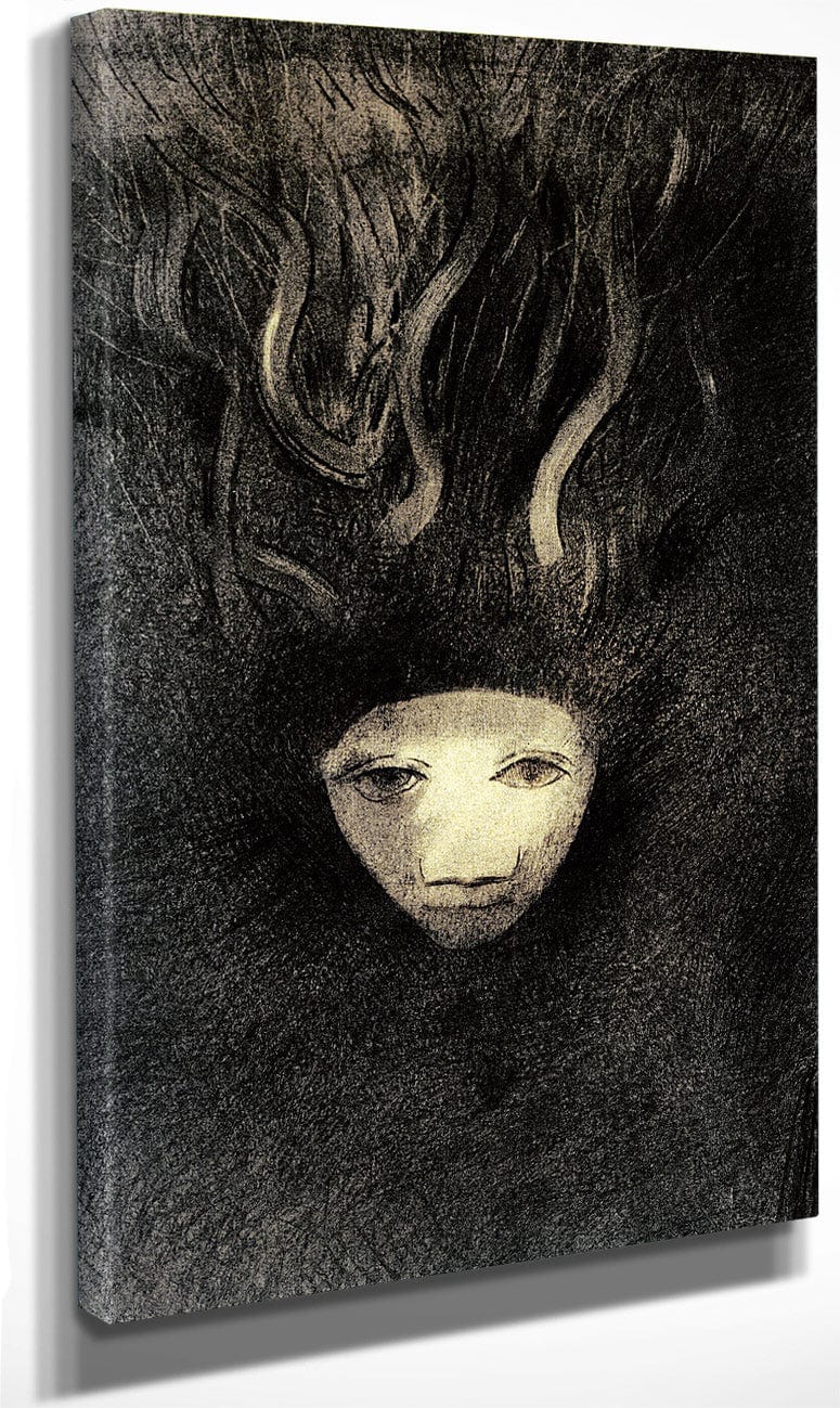 Meduse By Odilon Redon Fine Art Print
